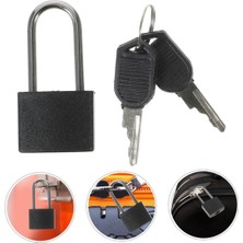 Safety1 Adet 3.5 "50MM Aşk Kilidi Kalp Asma Kilit, Aşıklar Için Kalp Dilek Kilidi Düğün, Sevgililer, Yıldönümü, Seyahat, Yeni Yıl, Sevgililer Günü (LOVEPADLOCK0012-BLACK) (Yurt Dışından)