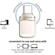 Lenovo 2tb USB 3.0 Flash Tip-C 2 In 1 Yüksek Hızlı Pendrive Depolama Cihazı Su Geçirmez