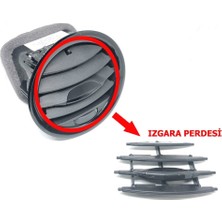 Opel Corsa D Kalorifer Havalandırma Muzul Izgarası Orta Siyah Mette Marka 754K4256