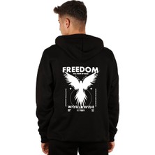 Vumvio Freedom Oversize %100 Pamuklu Hoodie