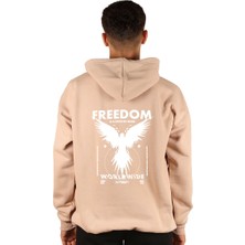 Vumvio Freedom Oversize %100 Pamuklu Hoodie