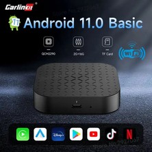 Carlinkit Carplay Ai Box USB 2gb + 16GB Stereo Evrensel Android Oto Kablosuz Carplay Ai Kutusu - Youtube, Netflix, Disney+, Google Play Store