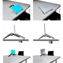 FUJİMAX Katlanabilir Tüm Modellerle Uyumlu Ayarlanabilir Notebook ve Laptop Standı