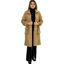 Nazal Kadın Süet Spor Cepli Kap BGL-ST03328