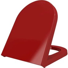 Xnewst Klozet Kapağı Parlak Kırmızı A0301-019