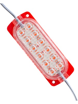 Virox Tek Renk Kırmızı Modül LED 2835 24 Volt 2.4 Watt (81)