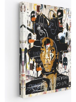 Jean Michel Basquiat'ın Kendi Portresi Kanvas TABLO-4968