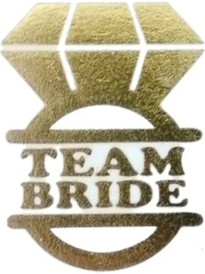 Booddie Bride Team ,Bride ,Bekarlığa Veda Partisi Geçici Dövme Gold 10 Adet Karışık Model