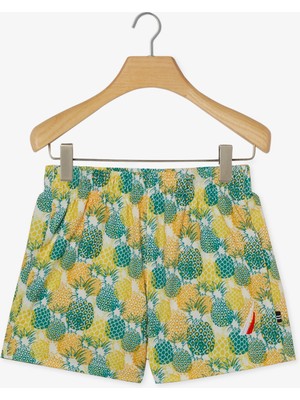 Nautıca Erkek Çocuk Sarı Baskılı Mayo Şort TB35504T.7BZ