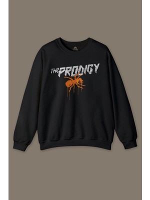 So Cool The Prodigy Electronic Dance Music Flint Müzik Karınca Logo Baskılı Sweatshirt