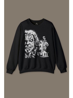 The Exorcist 1973 Devil Film Baskılı Sweatshirt