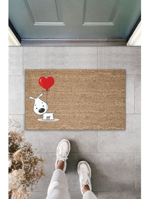 Stok Shop Dijital Baskı Yeşil Dış ve Iç Mekan Doğal Taş Desen Kapı Önü Paspası