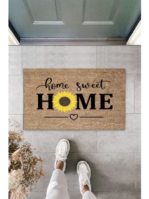 Dijital Baskı Yeşil Dış ve Iç Mekan Doğal Taş Desen Kapı Önü Paspası