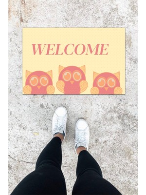 Dijital Baskı Yeşil Dış ve Iç Mekan Doğal Taş Desen Kapı Önü Paspası