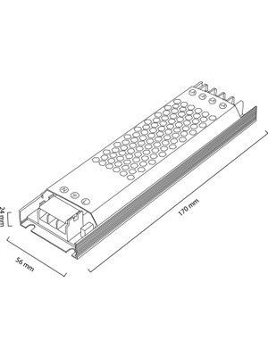 Nevo 24V 2.5A Slim LED Trafosu NT60-24