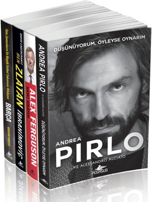 Futbol Efsaneleri 4 Kitap Set – Andrea Pirlo, Alex Ferguson, Zlatan Ibrahimoviç, Barça
