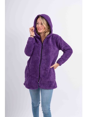 Sweet'S Collection Uzun Tunik Welsoft Peluş Ceket