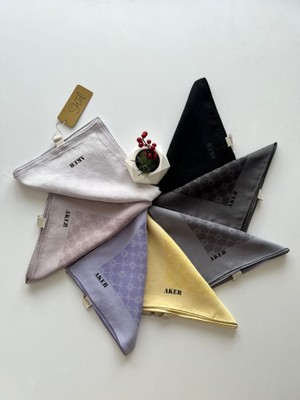 Aker Elegance Monogram Eşarp