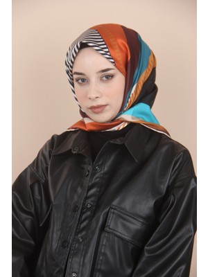 SİYAH Levidor Twill İpek Eşarp 03