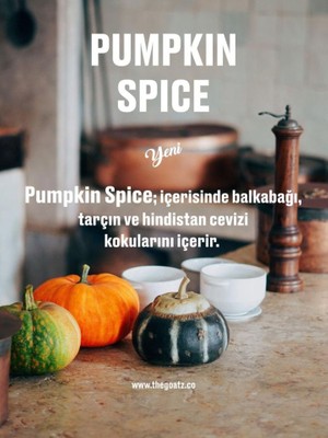 The Goatz Candles Soya Mumu- Pumpkin Spice Kokulu