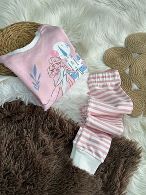 Baby Babyaden Elsa Frozen Orjinal Kız Çocuk Bebek Pijama Takımı