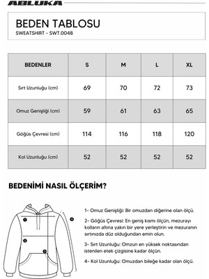 Abluka Online Oversize Yarım Fermuarlı Baskılı Sweatshirt Siyah