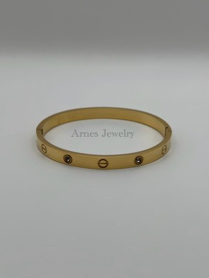 Arnes Jewelry Çelik Cartier Kelepçe Bileklik