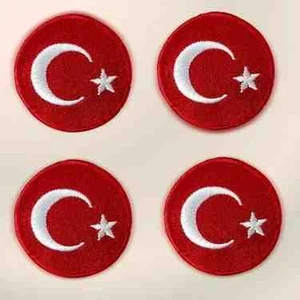Türk Bayrağı Arma Çırt Çırt Yapışkanlı