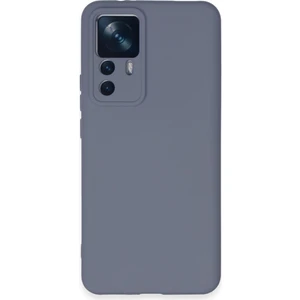 Caseworld Xiaomi Mi 12T Pro Kapak Içi Kadife Kamera Korumalı Lansman Silikon Kılıf - Petrol Mavisi