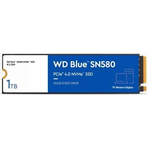 1tb Wd Blue M.2 Nvme SN580 Gen4 4150/4150MB/S WDS100T3B0E SSD