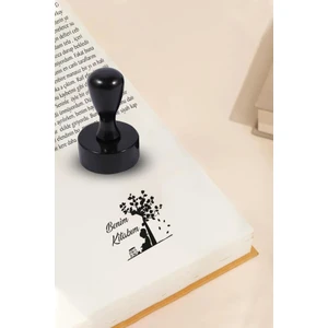 Kişiye Özel Kitap Mührü Isim Yazılı Kitap Mührü Özel Damga R5814-03