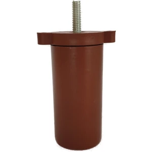 Orta Plastik Mobilya Koltuk Kanepe Ayağı Tek Adet Ceviz 14 - 19 cm 5/16 Vida (Vida Ölçüsüne Dikkat)