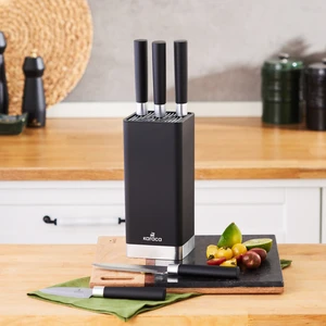 Skycut Siyah 6 Parça Standlı Satırlı Bıçak Seti