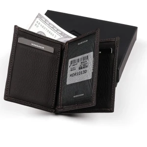 Mandarin | Dubai Cappucino Erkek Deri Kartlık Cüzdan