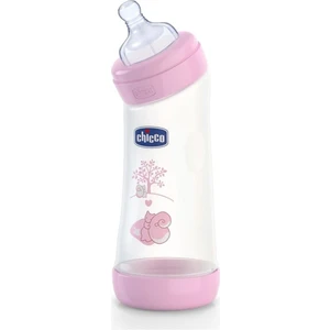 Well Being Silikon Emzikli Açılı PP Biberon 250 ml 0+ Ay Kız
