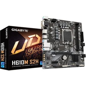 GIGABYTE H610M-S2H-DDR5 5600MHZ 1XVGA 1XHDMI 1XDP 1XDVI 1XM.2 USB 3.2 MATX 1700P (13. VE 12.NESİL İŞLEMCİ UYUMLU)