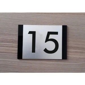 Dekoratif Apartman Kapı Numarası Pleksi-15