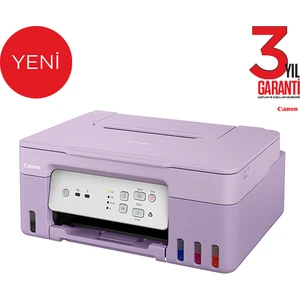 G3430 Wi-Fi + Tarayıcı + Fotokopi Renkli Çok Fonksiyonlu Tanklı Mor Mürekkep Püskürtmeli Yazıcı (Canon Eurasia Garantili)
