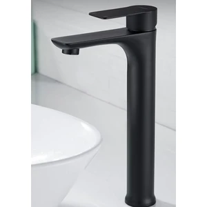 Siyah Çanak Lavabo Bataryası Yüksek Model Lavabo Bataryası Mat Siyah Armatür