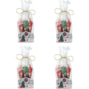 Elit Çikolata Noel Baba Patlayan Şekerli Sütlü Şemsiye Çikolata (5X20 Gr) 4’lü Set Glutensiz