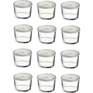 Kapaklı Cam Saklama Kabı 12 Li Kahvaltılık 220CC 42230-12 FMA07064