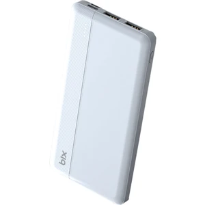 BXPB108 10000mAh Çift USB Çıkışlı ve LED Bildirimli Portatif Powerbank Beyaz