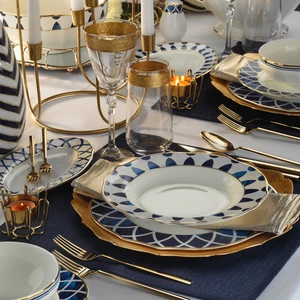 Poetica Yemek Takımı 61 Parça Arya Mavi