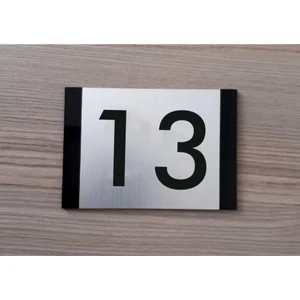 Dekoratif Apartman Kapı Numarası Pleksi-13