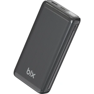 BXPB204 20000MAH Usb-A 22.5W ve Type-C Pd 20W Çift Çıkışlı LED Ekranlı Powerbank Siyah