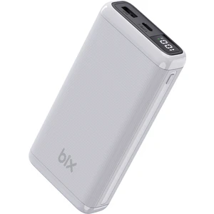 BXPB204 20000MAH Usb-A 22.5W ve Type-C Pd 20W Çift Çıkışlı LED Ekranlı Powerbank Beyaz