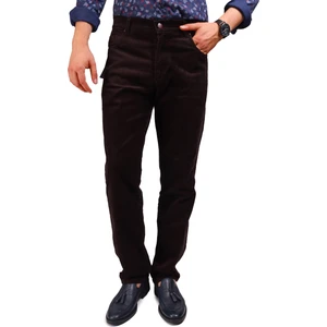 Daniel Voi Kadife Kahverengi Erkek Regular Fit Pantolon