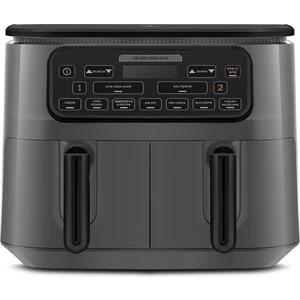 Air pro Cook Duo Tandır Xxxl 4+4 Litre Aırfryer Space Gray Black 8 Kişilik Fritöz
