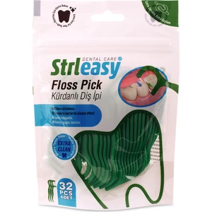 Strleasy Kürdanlı Diş İpi (Floss Picks) 32'li