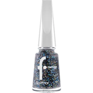 Glitter Yarı Transparan & Parlak Bitişli Simli Oje